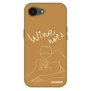 Szilikon tok erre a típusra Apple iPhone 16e - Wine not
