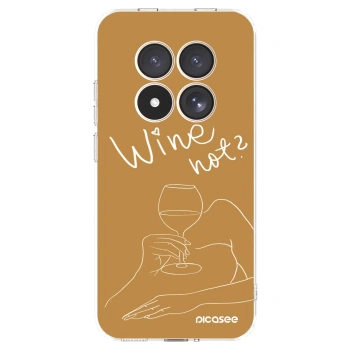 Picasee átlátszó szilikon tok az alábbi mobiltelefonokra Xiaomi Redmi Note 15 Pro 4G - Wine not