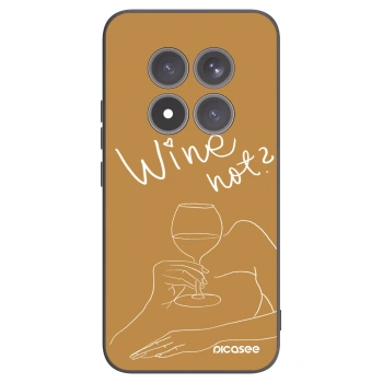 Picasee fekete szilikon tok az alábbi mobiltelefonokra Xiaomi Redmi Note 15 Pro+ - Wine not