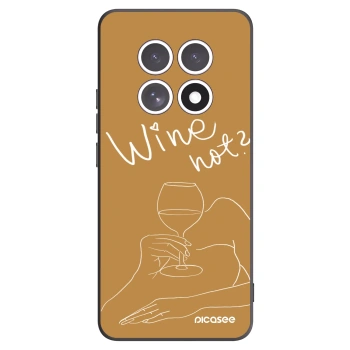 Picasee fekete szilikon tok az alábbi mobiltelefonokra Xiaomi Redmi Note 15 - Wine not