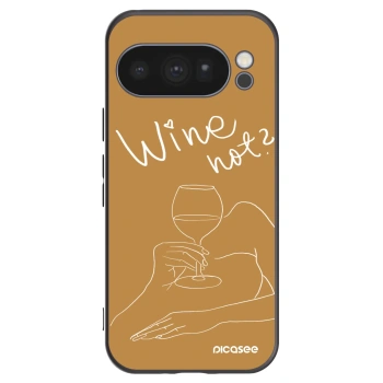 Picasee fekete szilikon tok az alábbi mobiltelefonokra Google Pixel 10 Pro - Wine not