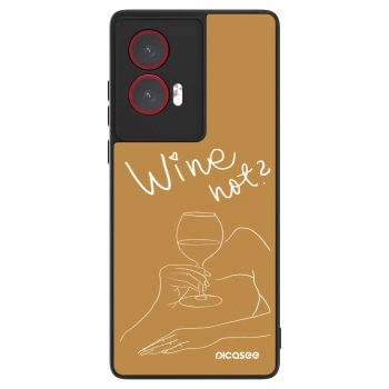 Szilikon tok erre a típusra Motorola Edge 50 Fusion - Wine not