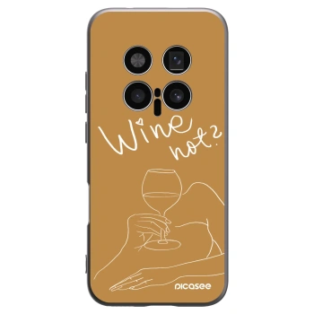Picasee fekete szilikon tok az alábbi mobiltelefonokra Honor Magic8 Pro 5G - Wine not