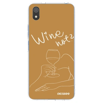 Picasee átlátszó szilikon tok az alábbi mobiltelefonokra Xiaomi Redmi 7A - Wine not