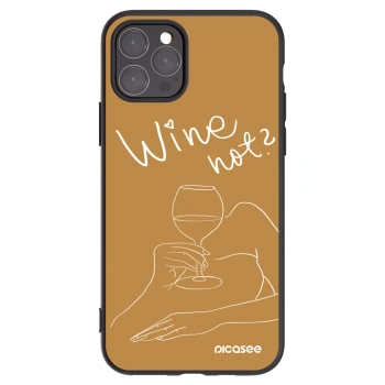 Picasee fekete szilikon tok az alábbi mobiltelefonokra Apple iPhone 11 Pro - Wine not