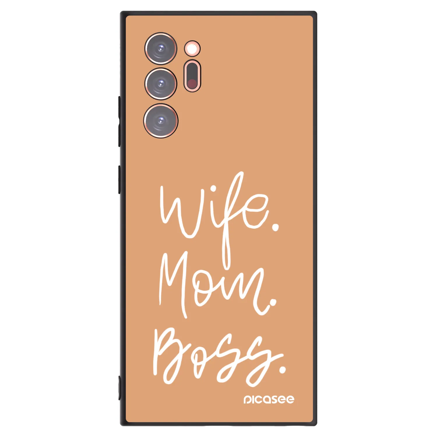 Picasee fekete szilikon tok az alábbi mobiltelefonokra Samsung Galaxy Note 20 Ultra - Boss Mama