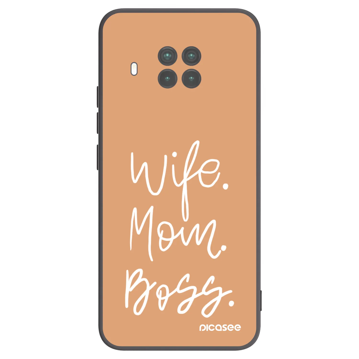 Picasee fekete szilikon tok az alábbi mobiltelefonokra Xiaomi Mi 10T Lite - Boss Mama