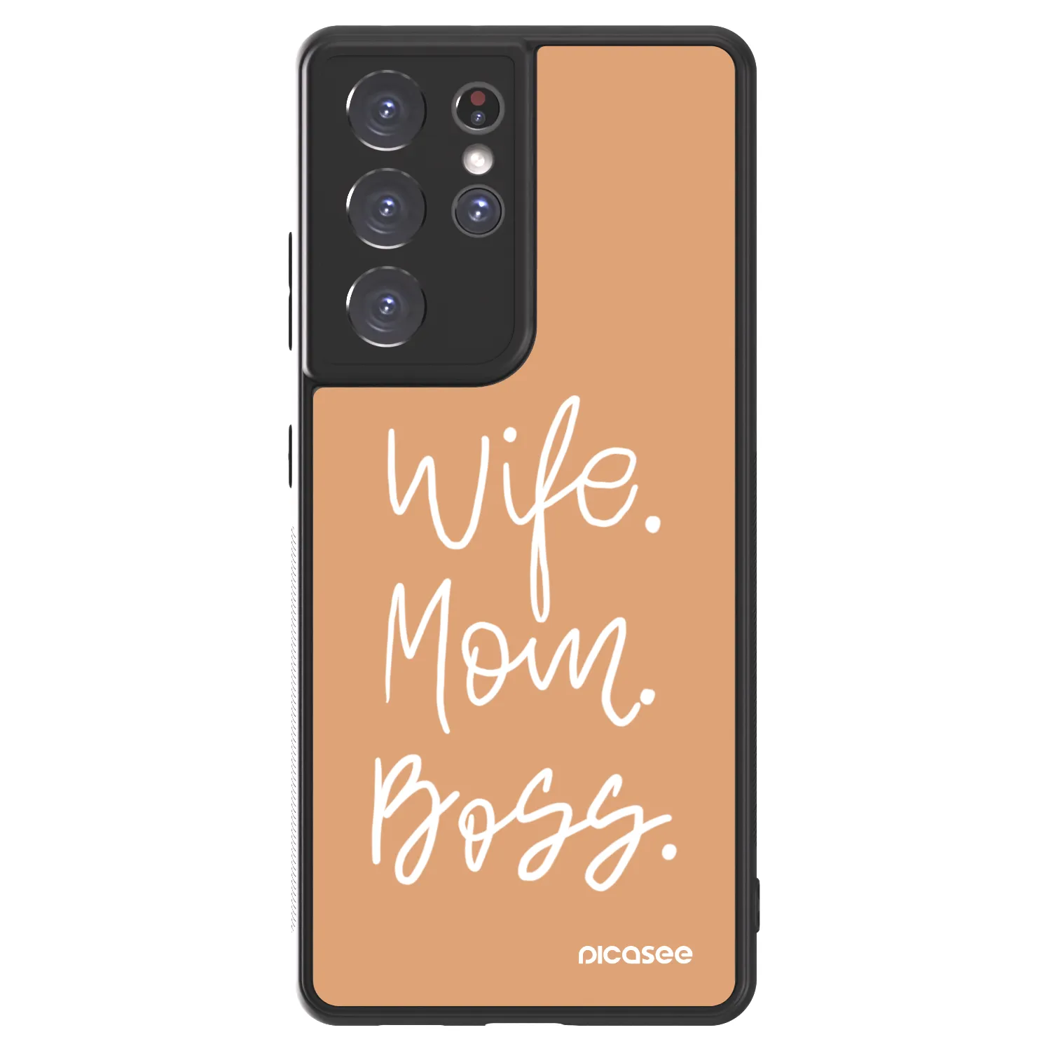 Picasee ULTIMATE CASE Samsung Galaxy S21 Ultra 5G G998B - készülékre - Boss Mama
