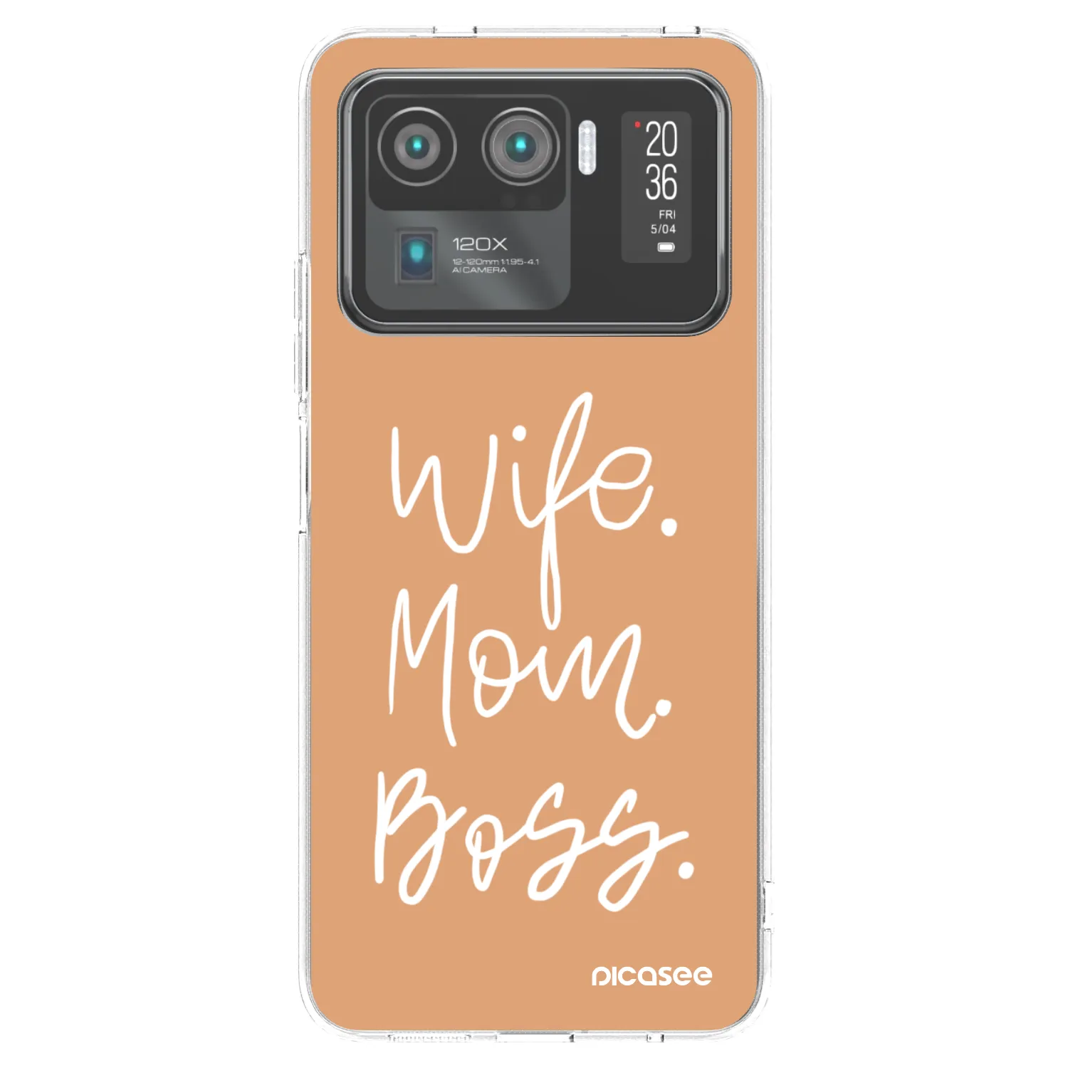 Picasee átlátszó szilikon tok az alábbi mobiltelefonokra Xiaomi Mi 11 Ultra - Boss Mama