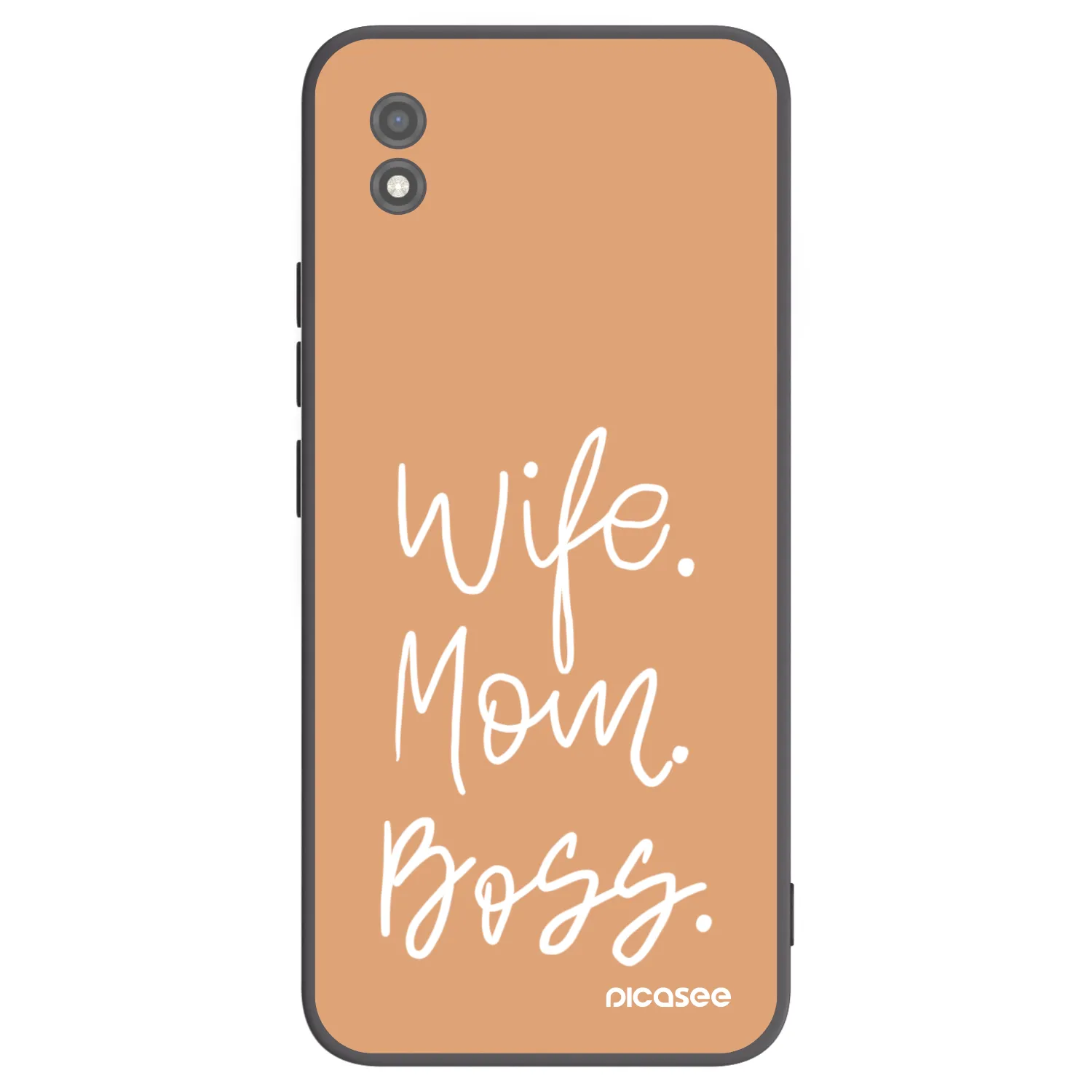 Picasee fekete szilikon tok az alábbi mobiltelefonokra Realme C11 (2021) - Boss Mama