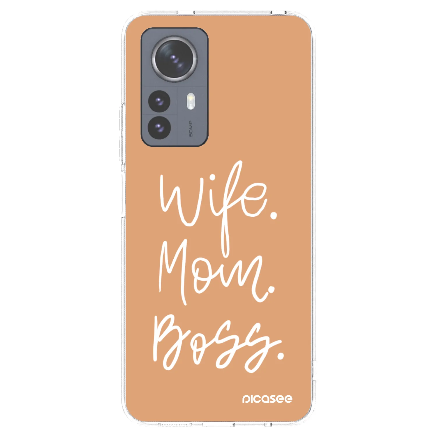 Picasee átlátszó szilikon tok az alábbi mobiltelefonokra Xiaomi 12 Pro - Boss Mama