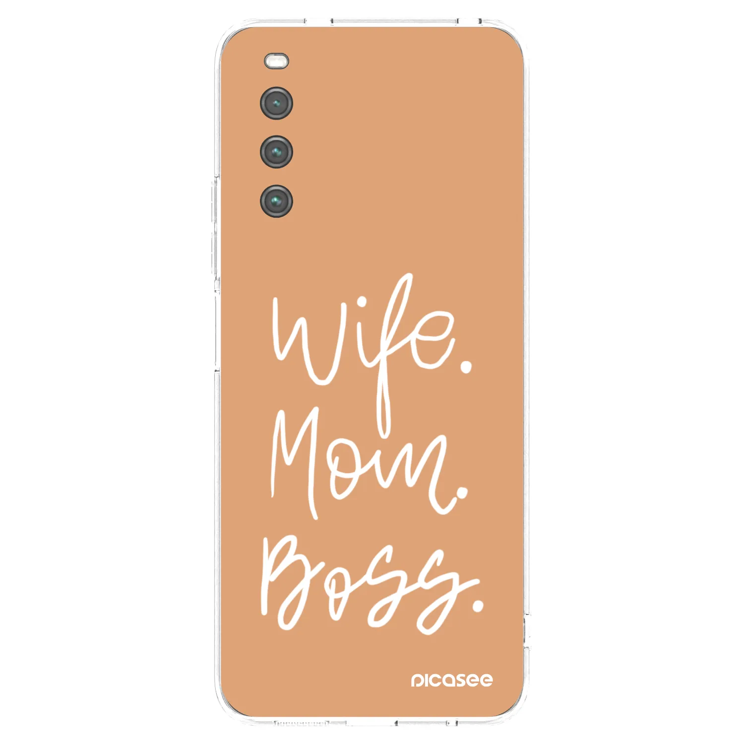 Picasee átlátszó szilikon tok az alábbi mobiltelefonokra Sony Xperia 10 IV 5G - Boss Mama
