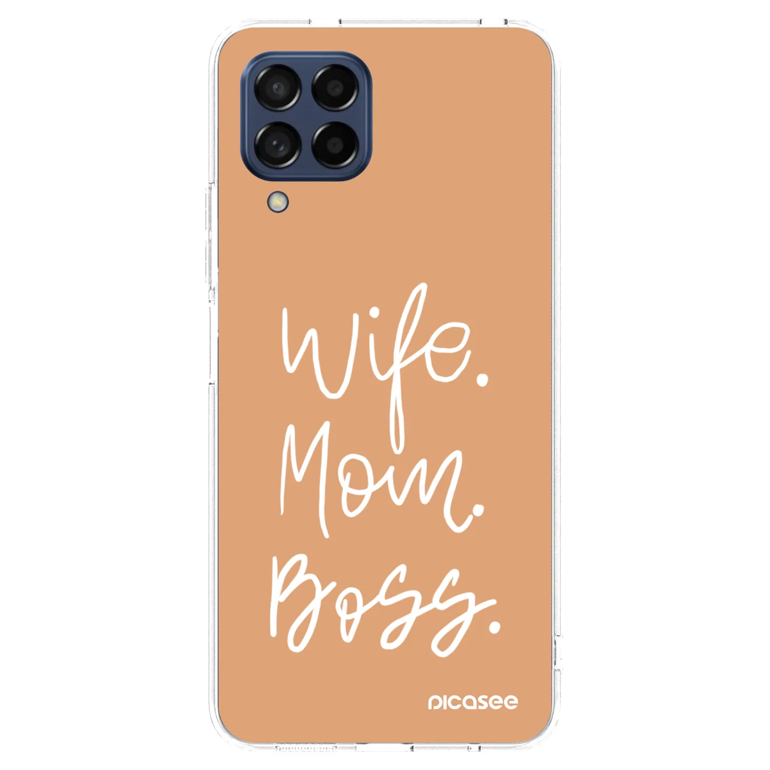 Picasee átlátszó szilikon tok az alábbi mobiltelefonokra Samsung Galaxy M53 5G - Boss Mama