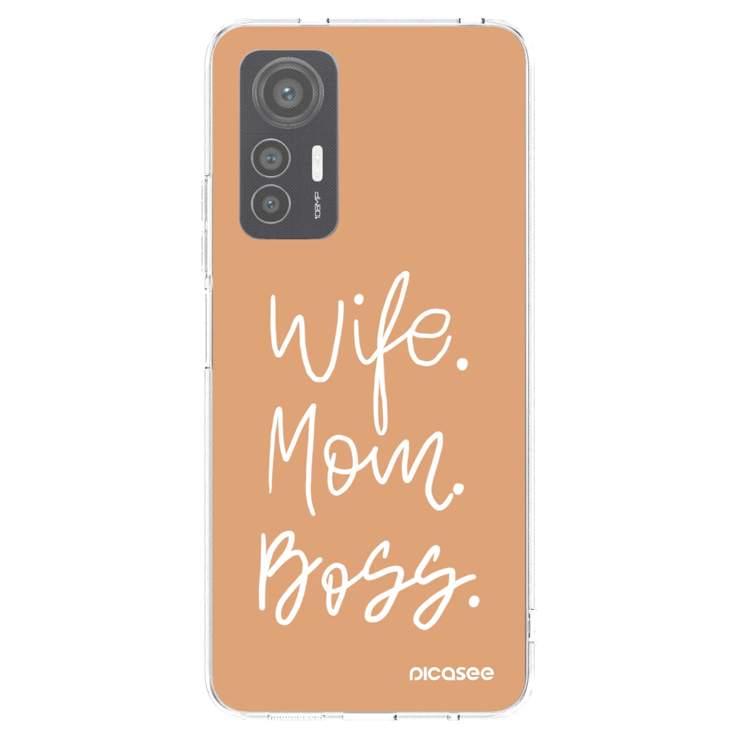 Picasee átlátszó szilikon tok az alábbi mobiltelefonokra Xiaomi 12 Lite - Boss Mama