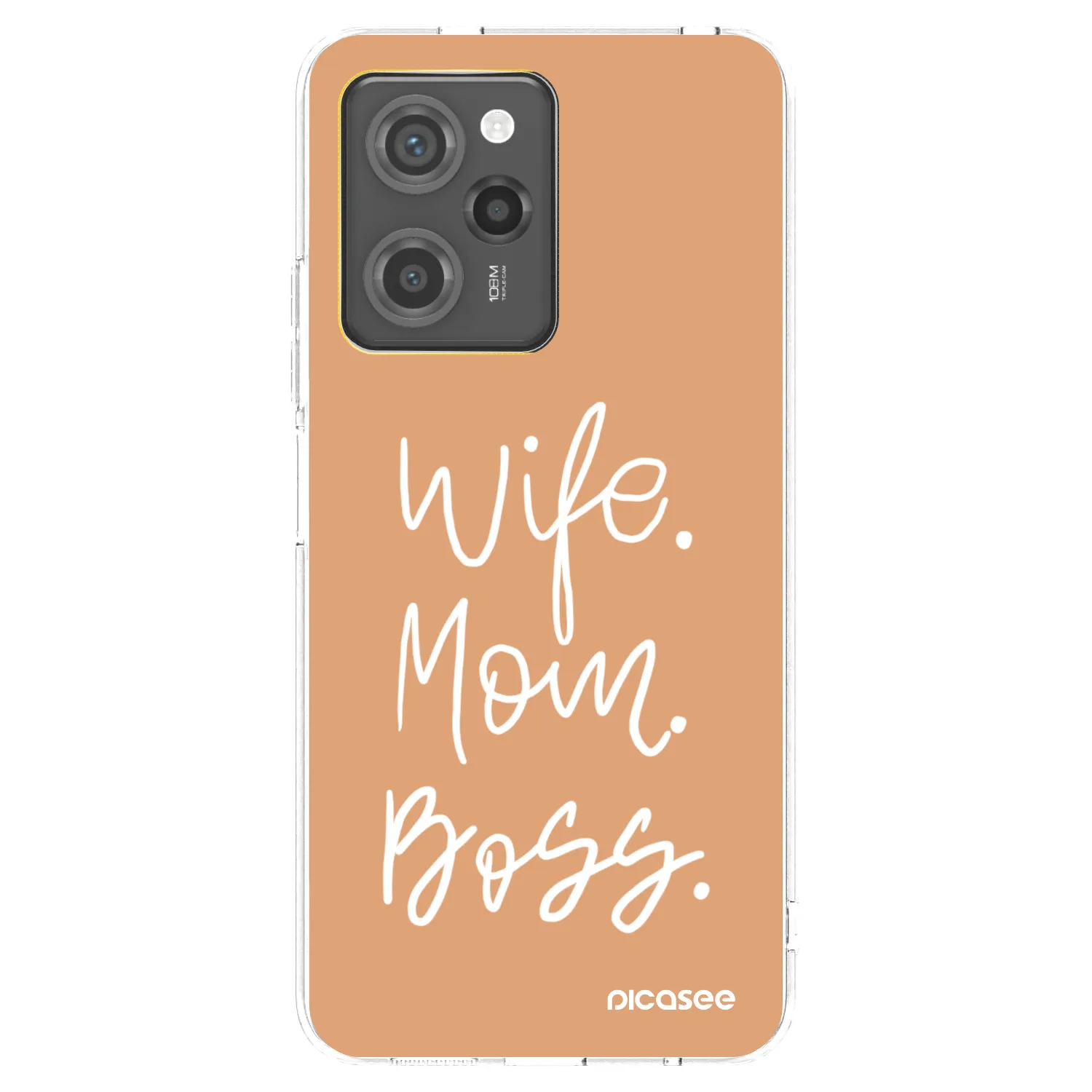 Picasee átlátszó szilikon tok az alábbi mobiltelefonokra Xiaomi Poco X5 Pro - Boss Mama