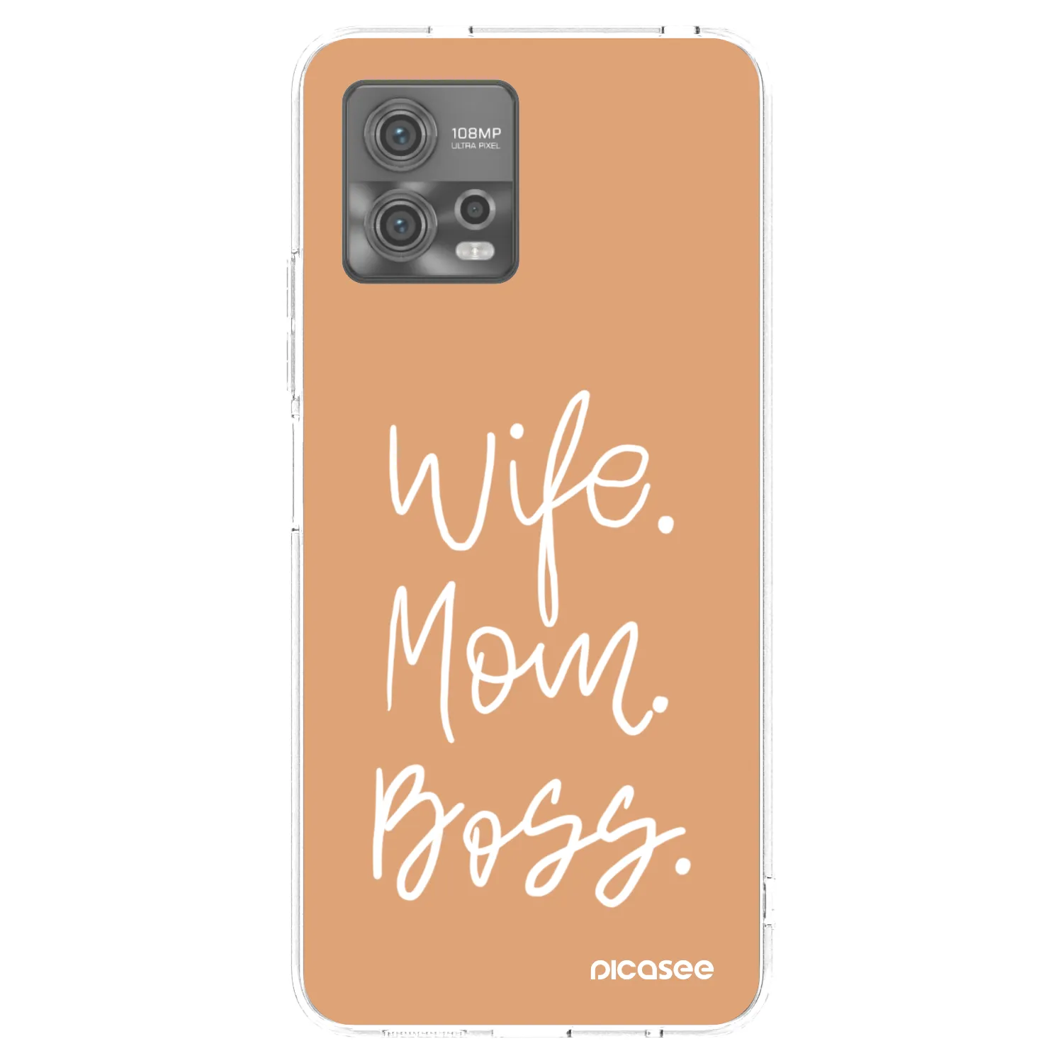 Picasee átlátszó szilikon tok az alábbi mobiltelefonokra Motorola Moto G72 - Boss Mama