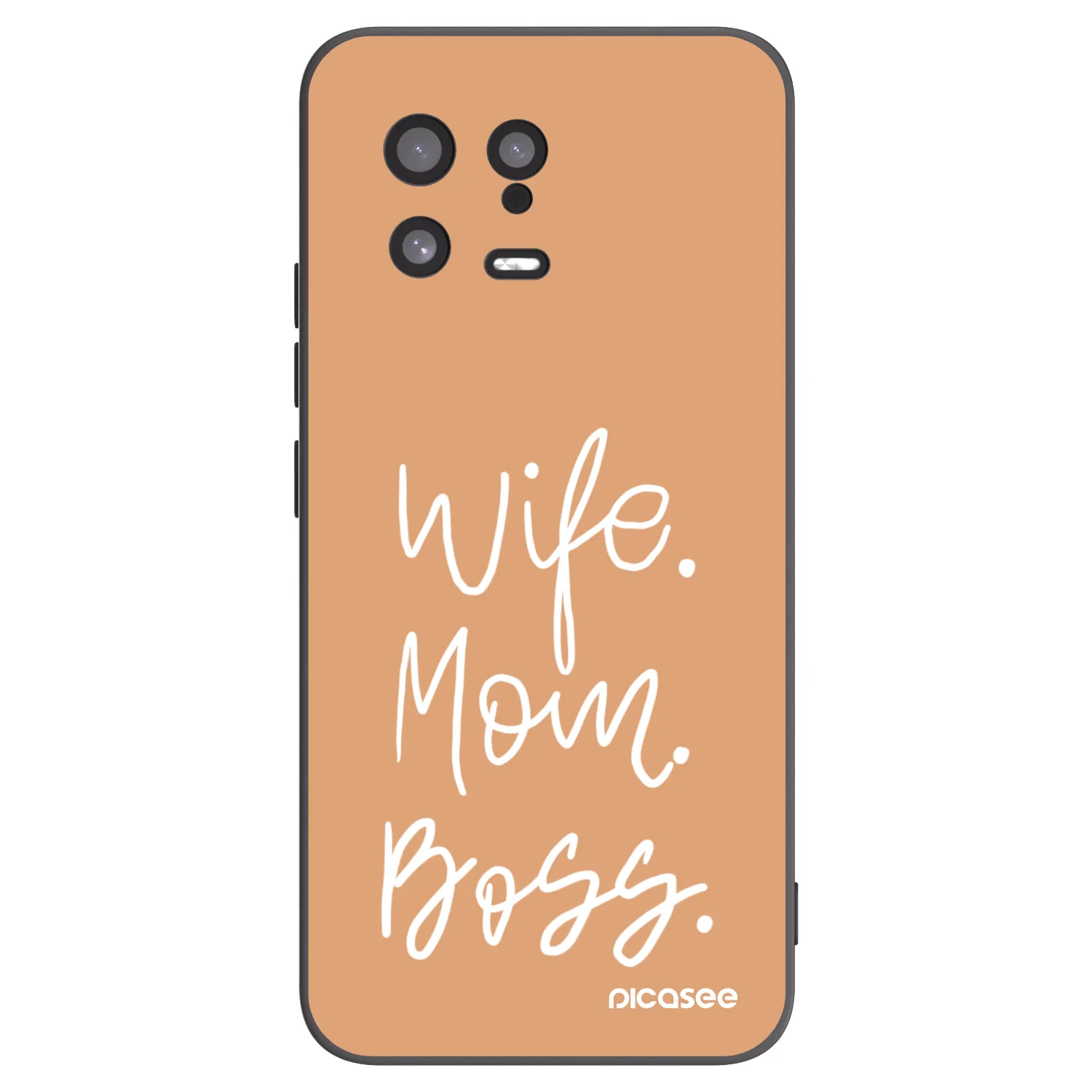 Picasee fekete szilikon tok az alábbi mobiltelefonokra Xiaomi 13 - Boss Mama