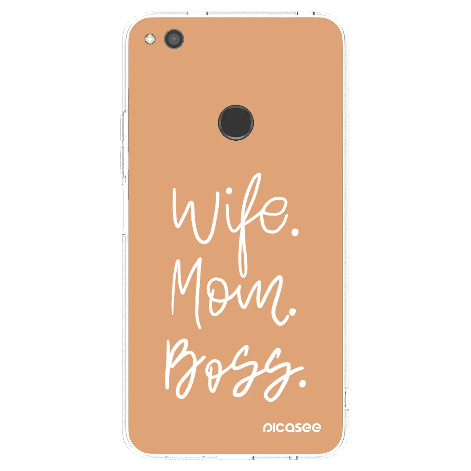Picasee átlátszó szilikon tok az alábbi mobiltelefonokra Huawei P9 Lite 2017 - Boss Mama