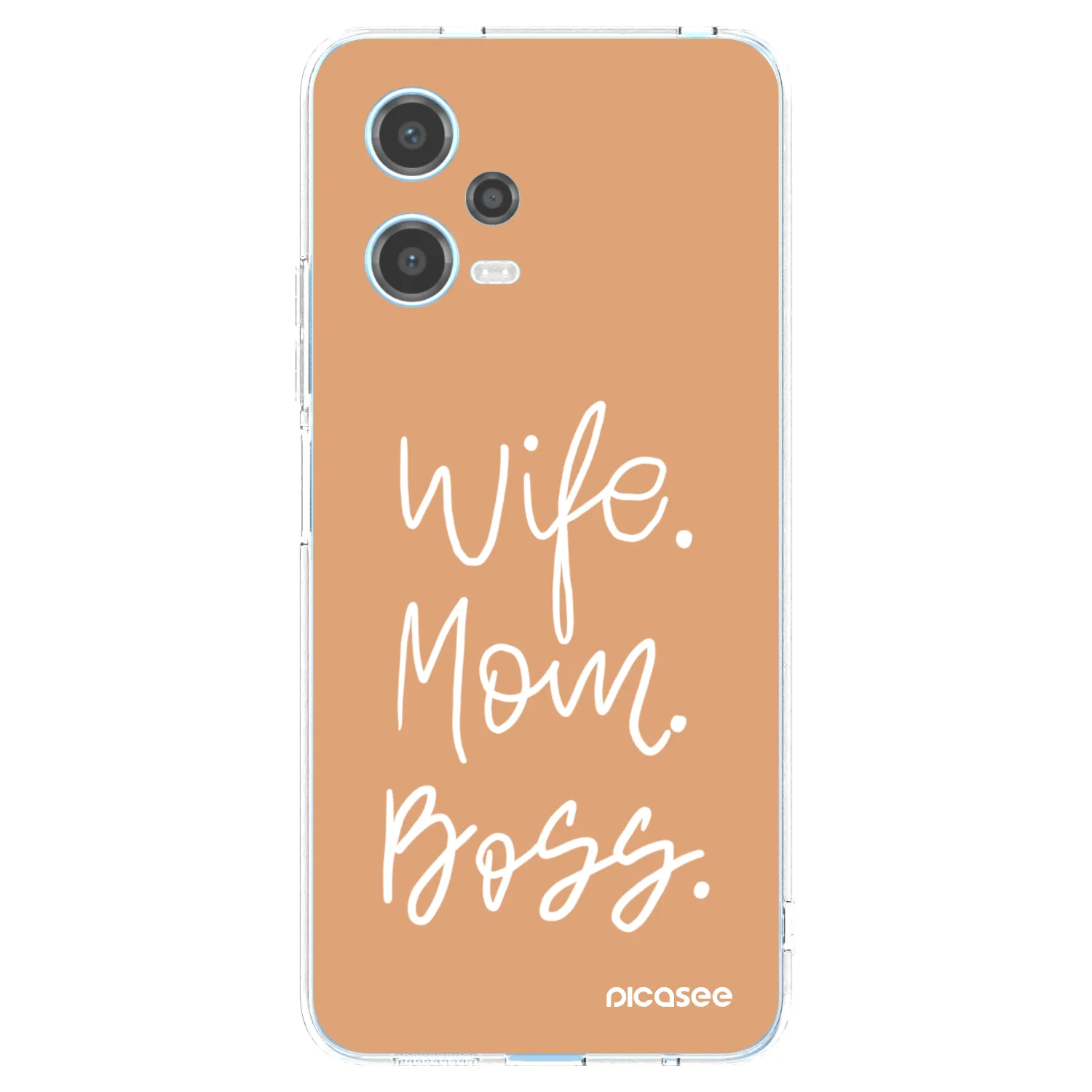 Picasee átlátszó szilikon tok az alábbi mobiltelefonokra Xiaomi Redmi Note 12 5G - Boss Mama