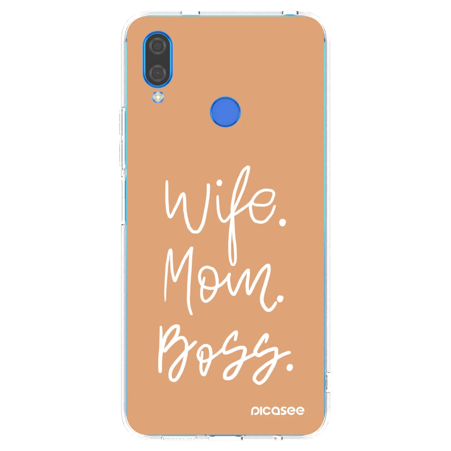 Picasee átlátszó szilikon tok az alábbi mobiltelefonokra Huawei Nova 3i - Boss Mama