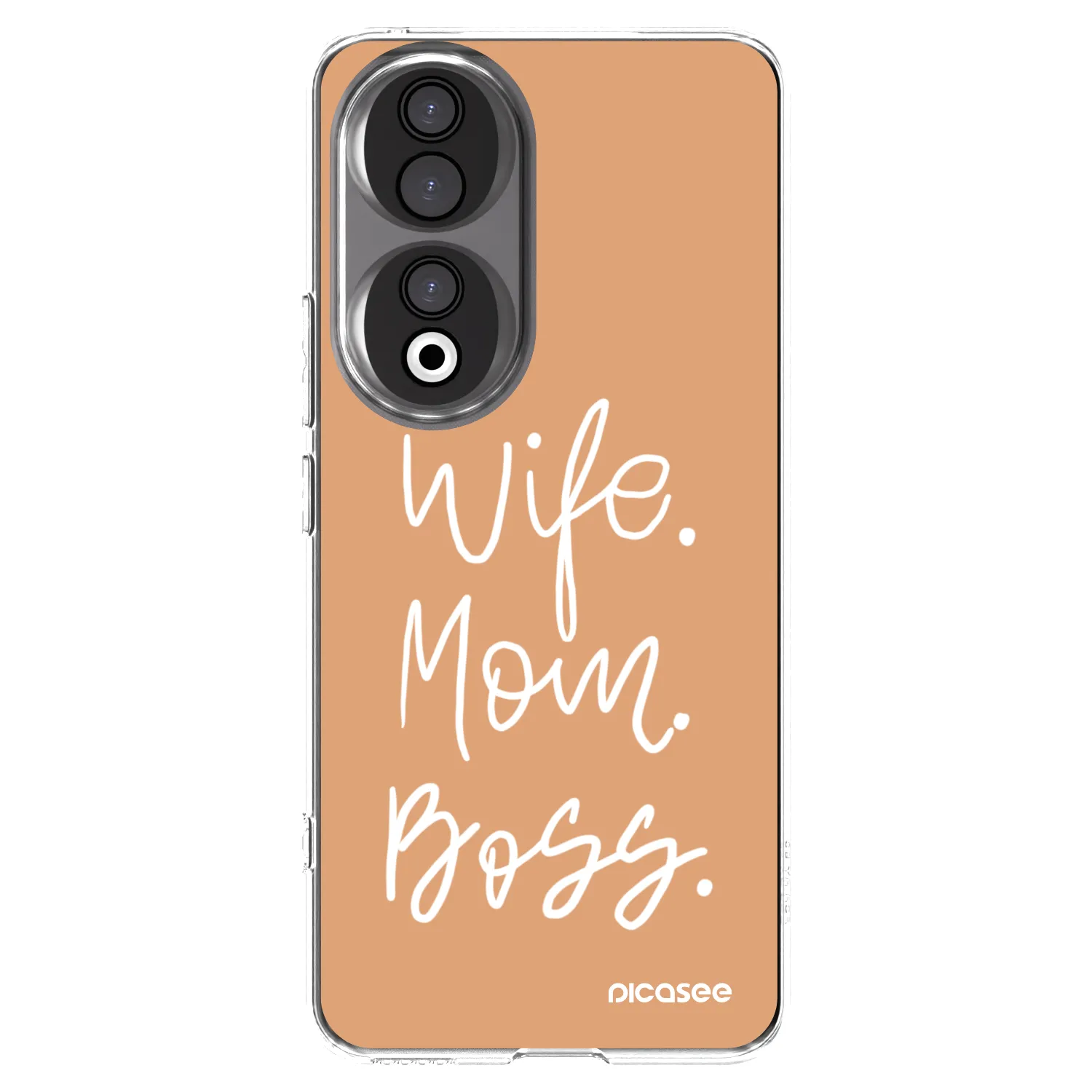 Picasee átlátszó szilikon tok az alábbi mobiltelefonokra Honor 90 5G - Boss Mama