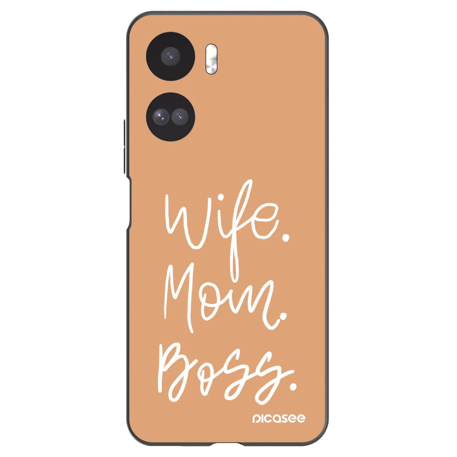Picasee fekete szilikon tok az alábbi mobiltelefonokra Honor 90 Lite 5G - Boss Mama