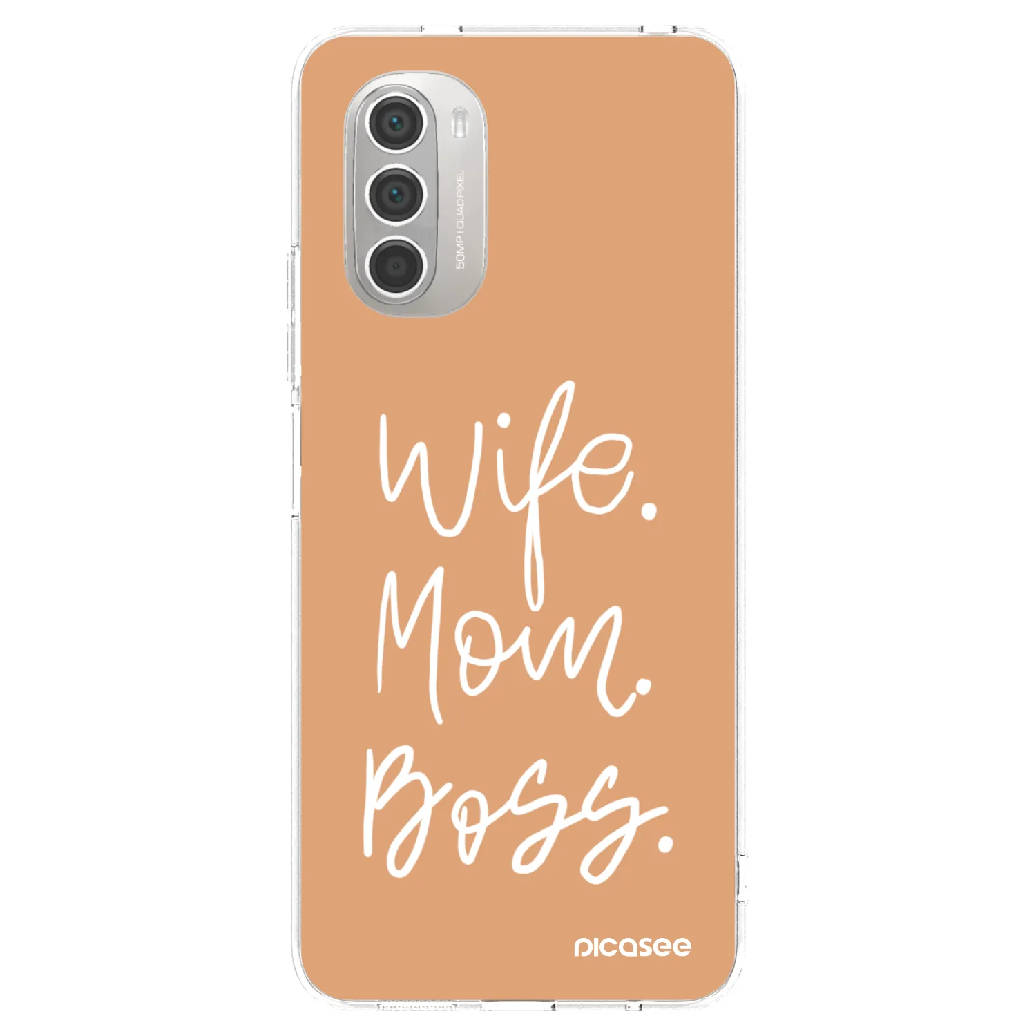 Picasee átlátszó szilikon tok az alábbi mobiltelefonokra Motorola Moto G51 - Boss Mama