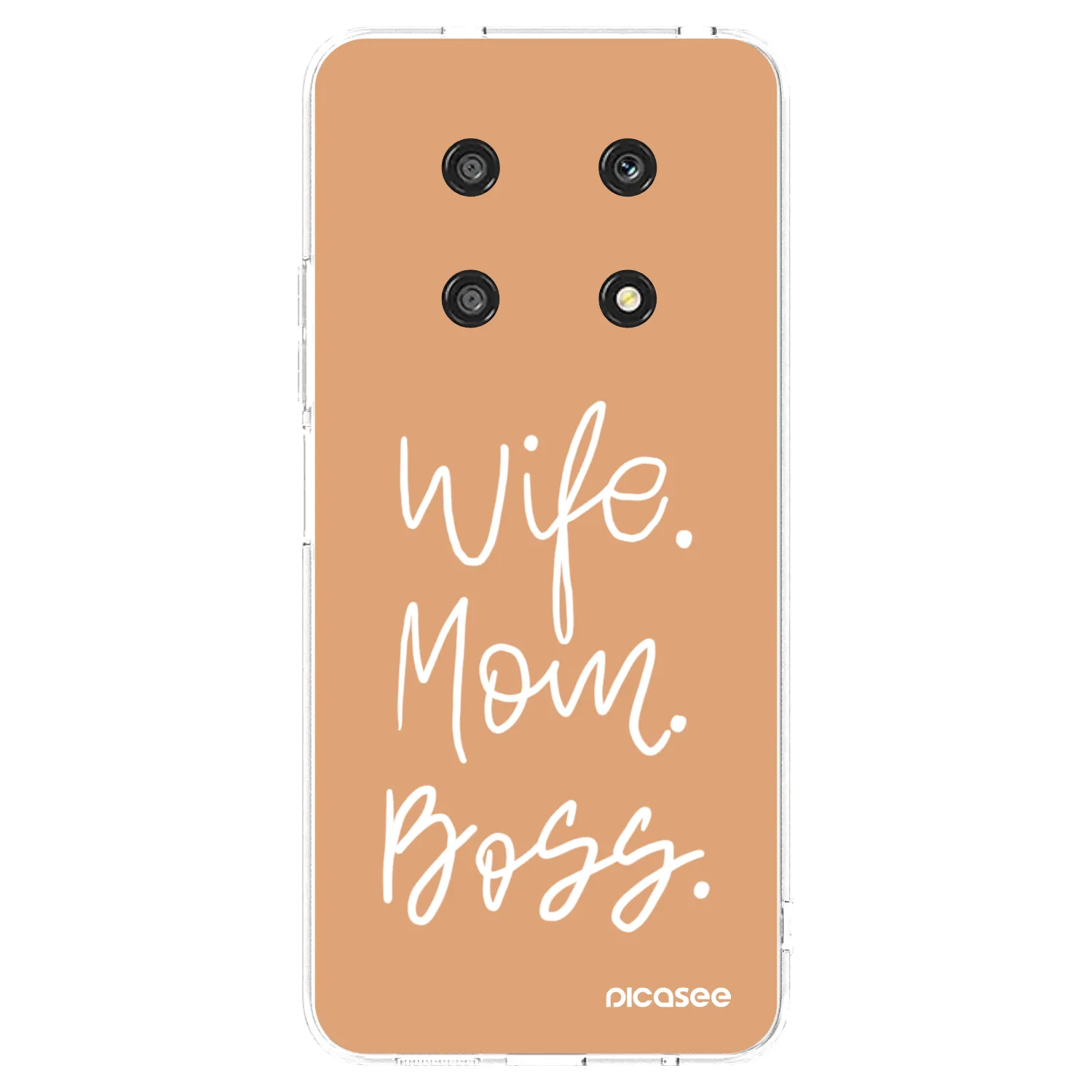Picasee átlátszó szilikon tok az alábbi mobiltelefonokra Honor Magic4 Lite 5G - Boss Mama