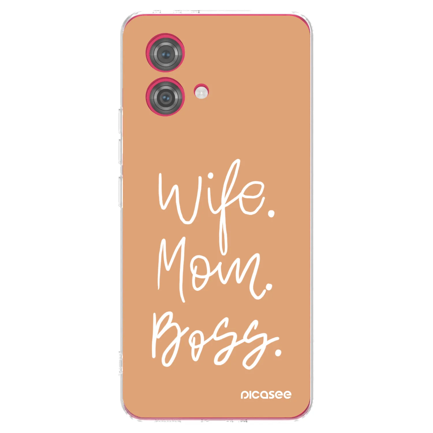 Picasee átlátszó szilikon tok az alábbi mobiltelefonokra Motorola Moto G84 5G - Boss Mama