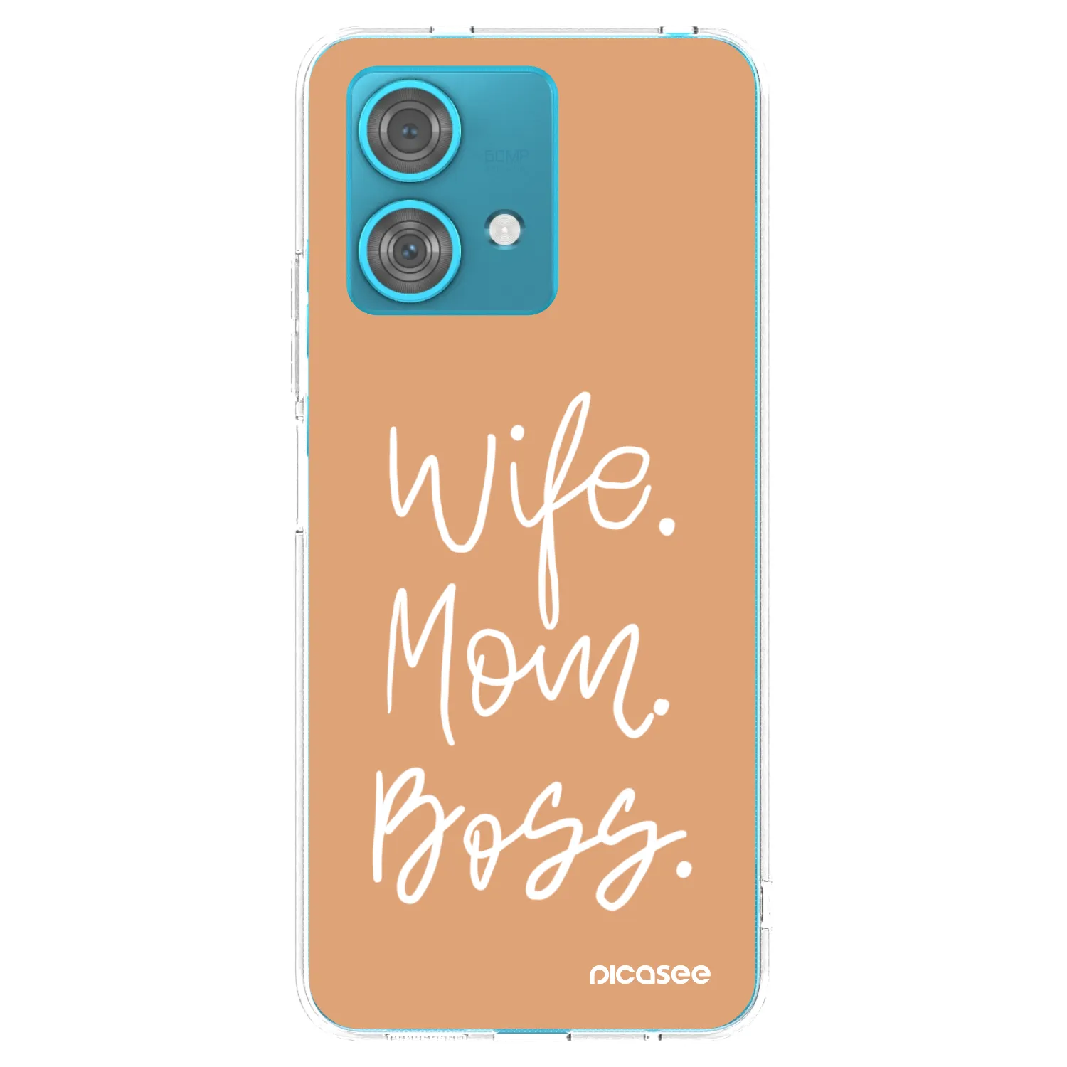 Picasee átlátszó szilikon tok az alábbi mobiltelefonokra Motorola Edge 40 Neo - Boss Mama