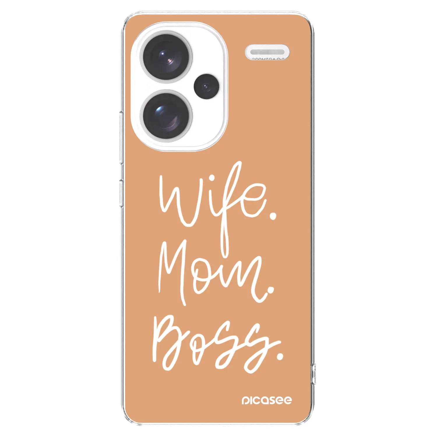 Picasee átlátszó szilikon tok az alábbi mobiltelefonokra Xiaomi Redmi Note 13 Pro+ 5G - Boss Mama