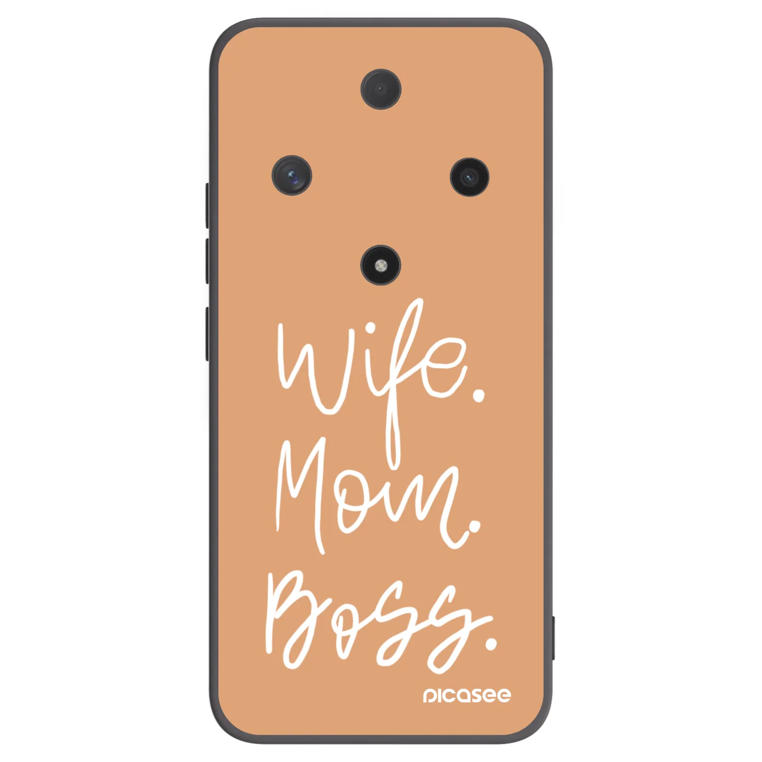 Picasee fekete szilikon tok az alábbi mobiltelefonokra Honor Magic6 Lite 5G - Boss Mama