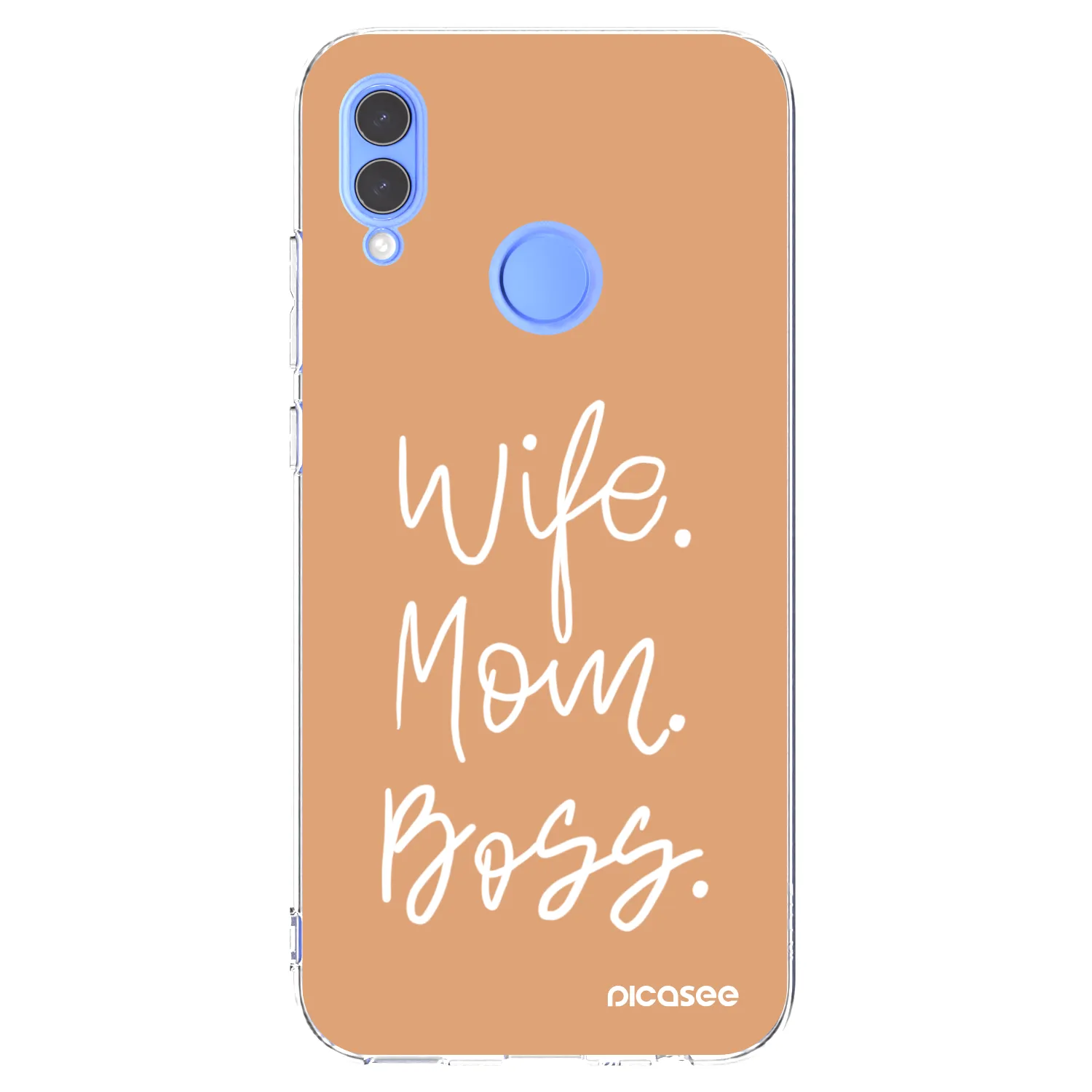 Picasee átlátszó szilikon tok az alábbi mobiltelefonokra Honor 10 Lite - Boss Mama