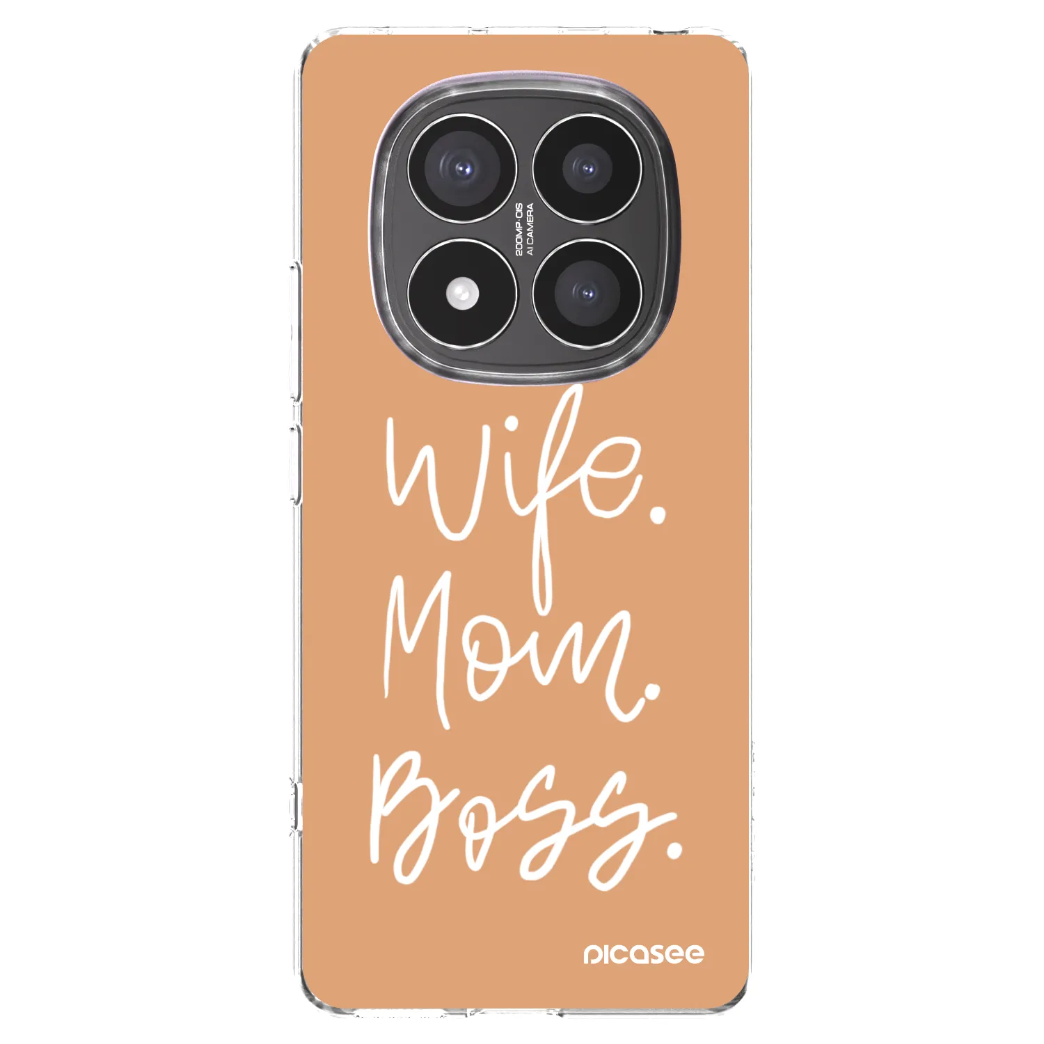 Picasee átlátszó szilikon tok az alábbi mobiltelefonokra Xiaomi Redmi Note 14 Pro+ 5G - Boss Mama