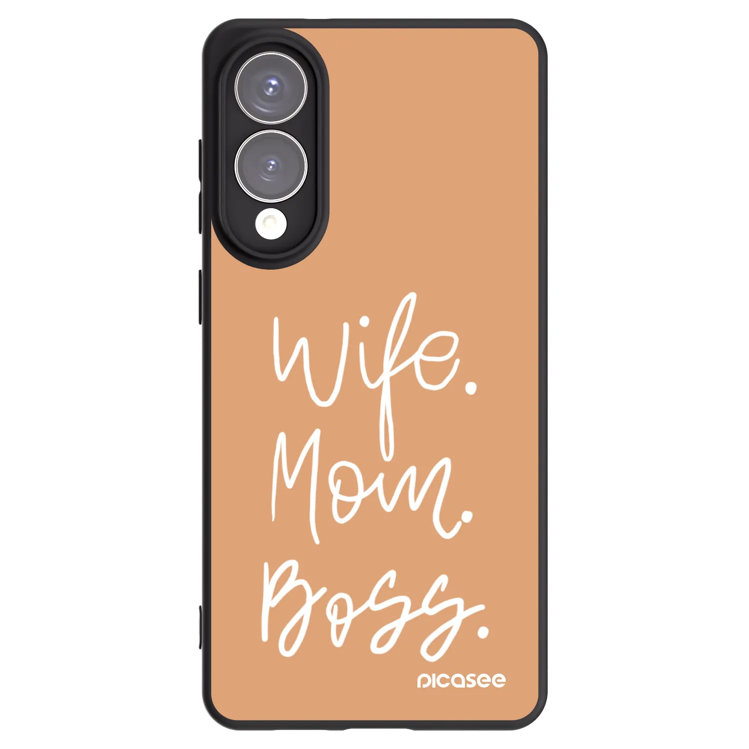 Picasee fekete szilikon tok az alábbi mobiltelefonokra Samsung Galaxy S25 Edge 5G - Boss Mama