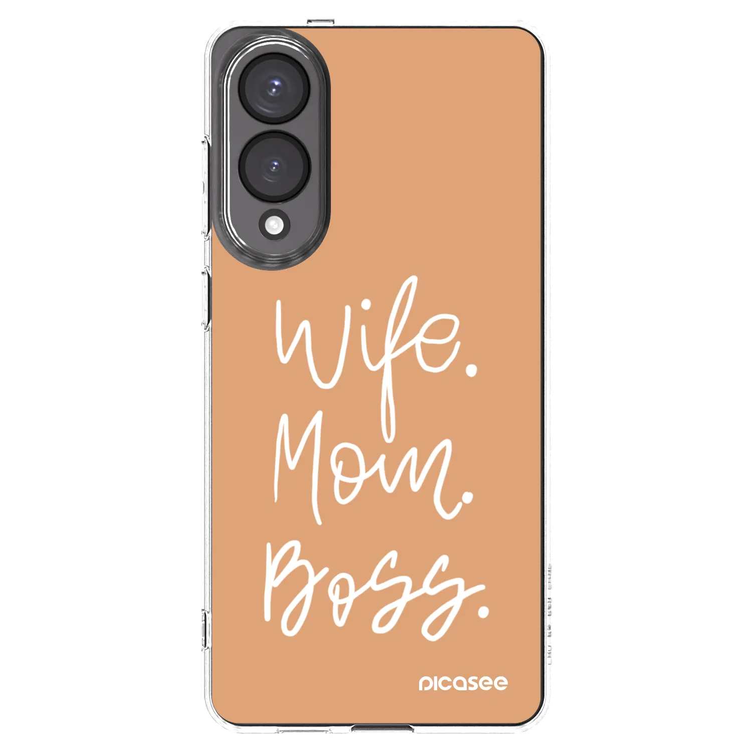Picasee átlátszó szilikon tok az alábbi mobiltelefonokra Samsung Galaxy S25 Edge 5G - Boss Mama