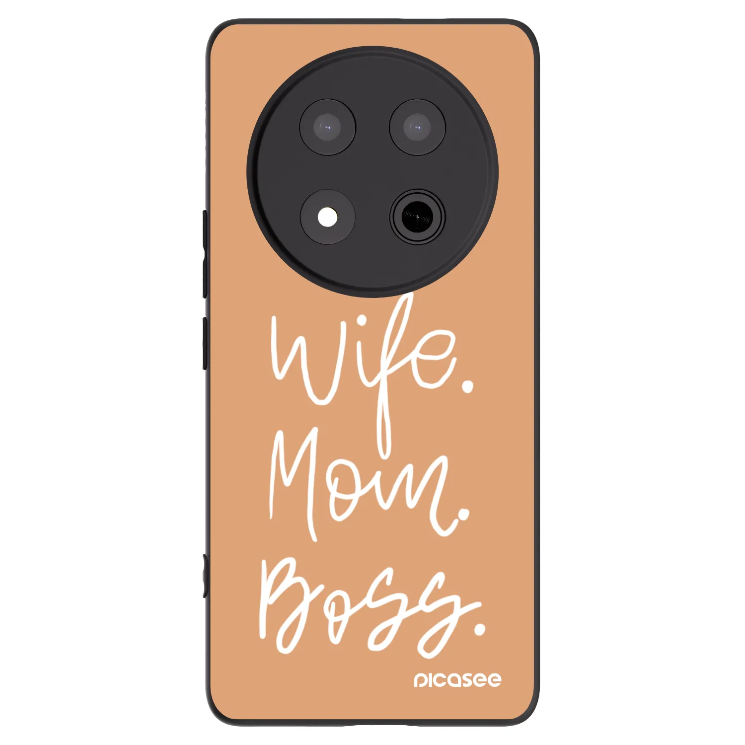 Picasee fekete szilikon tok az alábbi mobiltelefonokra Honor Magic7 Lite 5G - Boss Mama