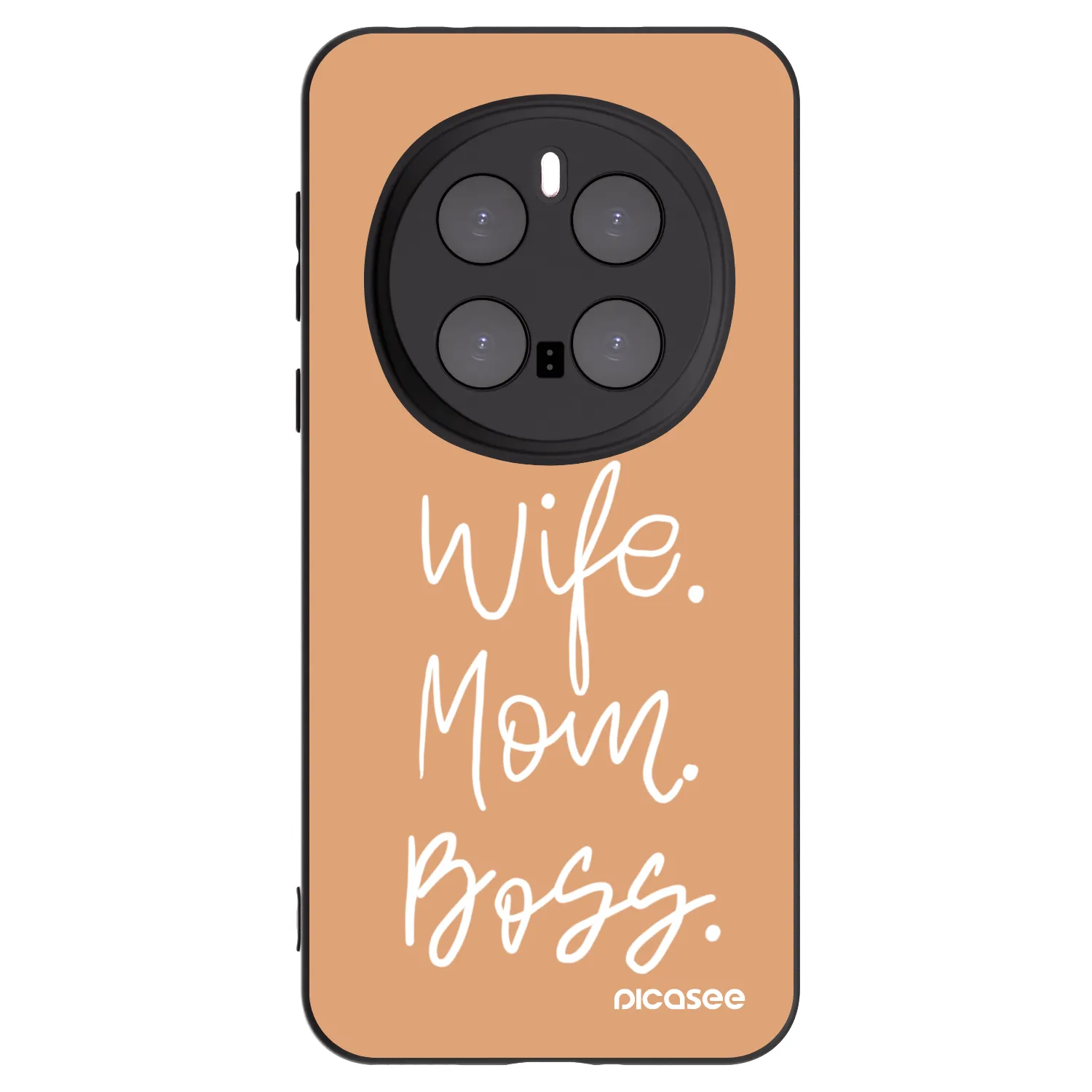 Picasee fekete szilikon tok az alábbi mobiltelefonokra Honor Magic7 Pro 5G - Boss Mama