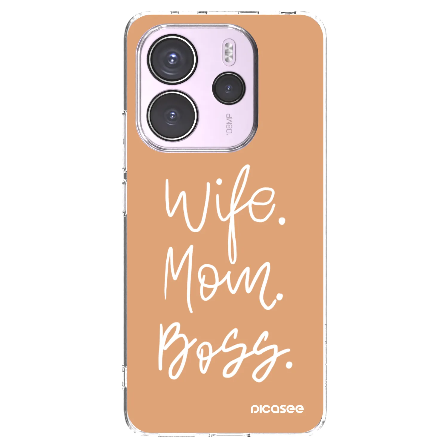 Picasee átlátszó szilikon tok az alábbi mobiltelefonokra Xiaomi Redmi Note 14 4G - Boss Mama