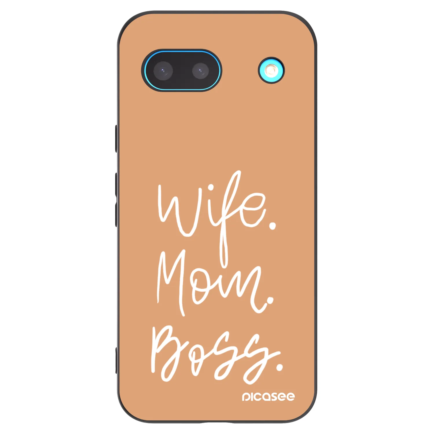 Picasee fekete szilikon tok az alábbi mobiltelefonokra Google Pixel 8a - Boss Mama