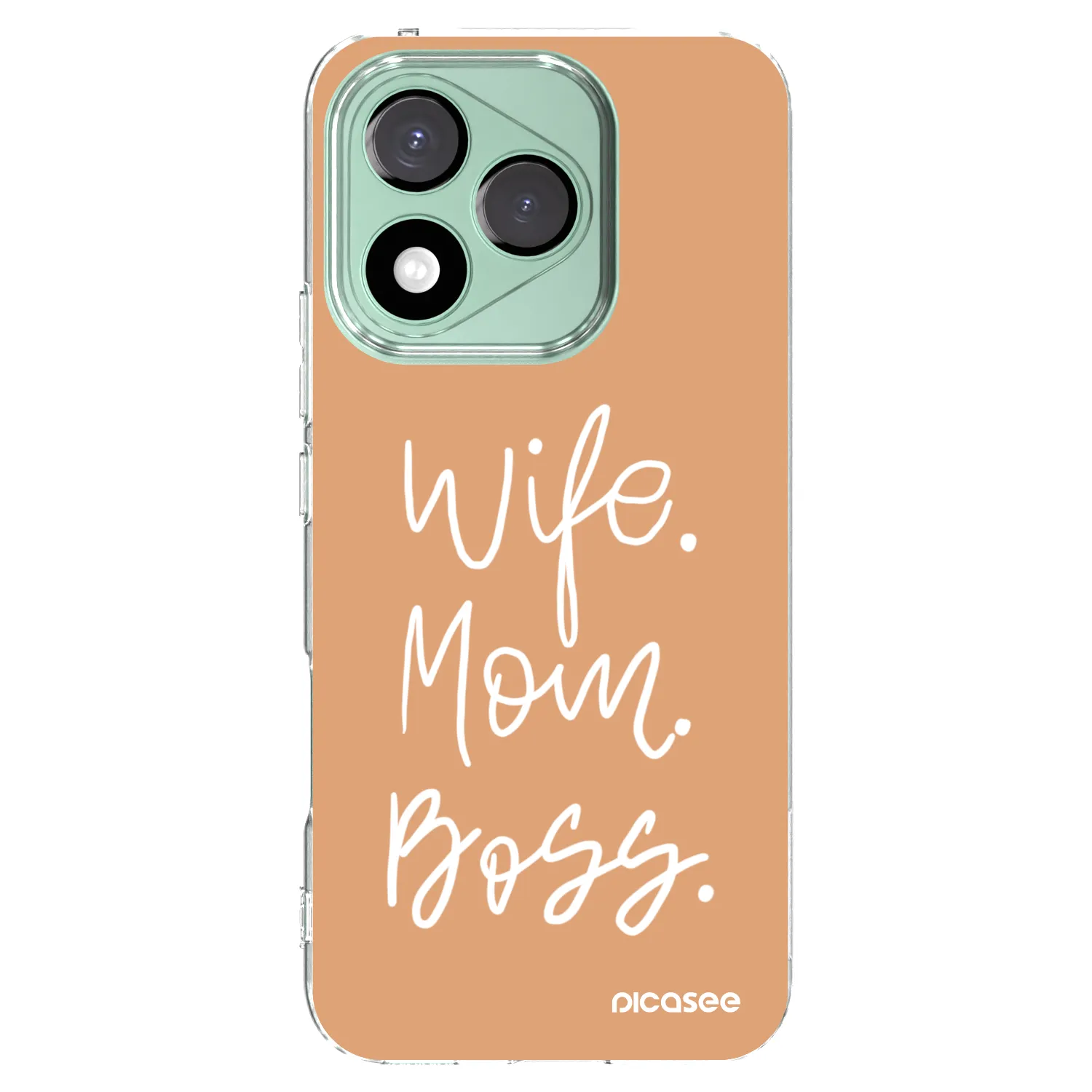 Picasee átlátszó szilikon tok az alábbi mobiltelefonokra Honor 400 Lite 5G - Boss Mama