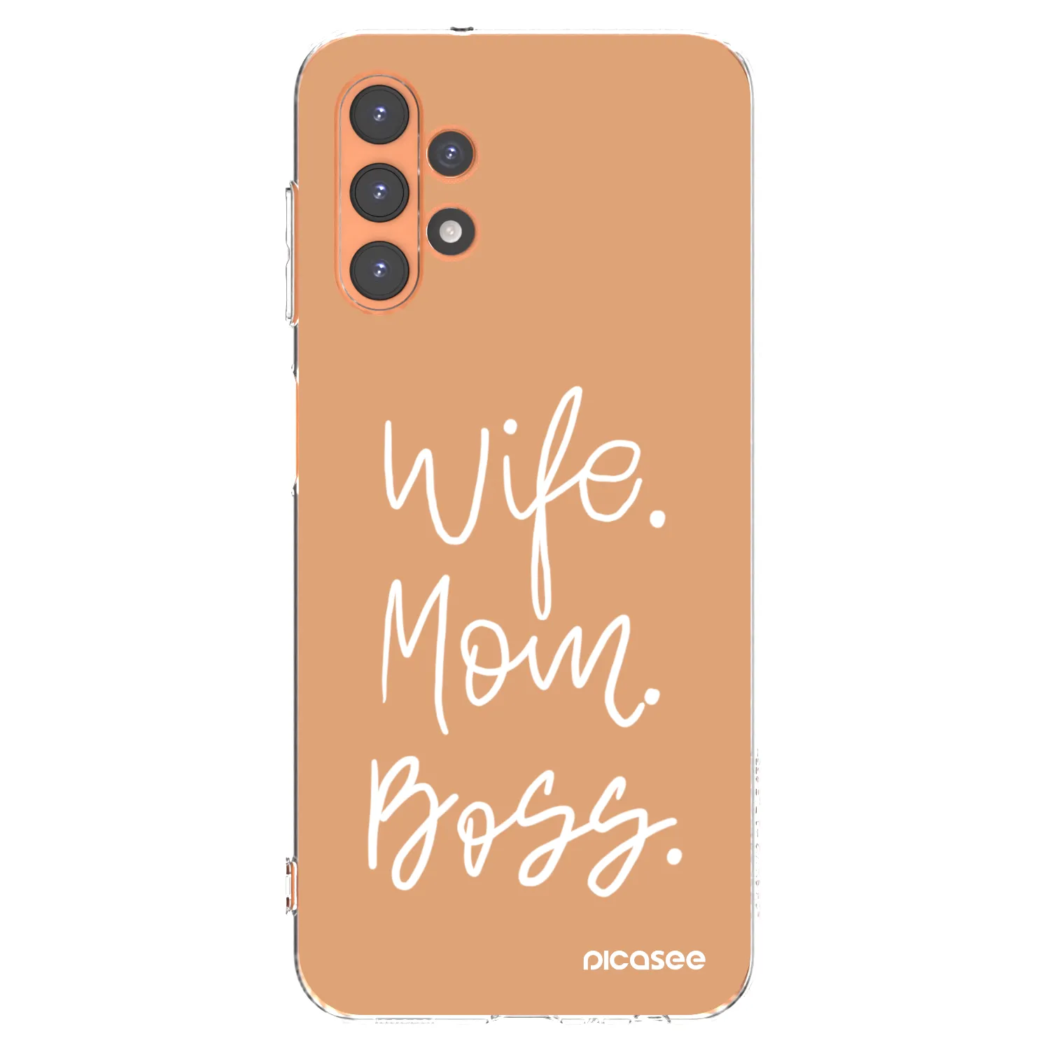 Picasee átlátszó szilikon tok az alábbi mobiltelefonokra Samsung Galaxy A13 5G - Boss Mama