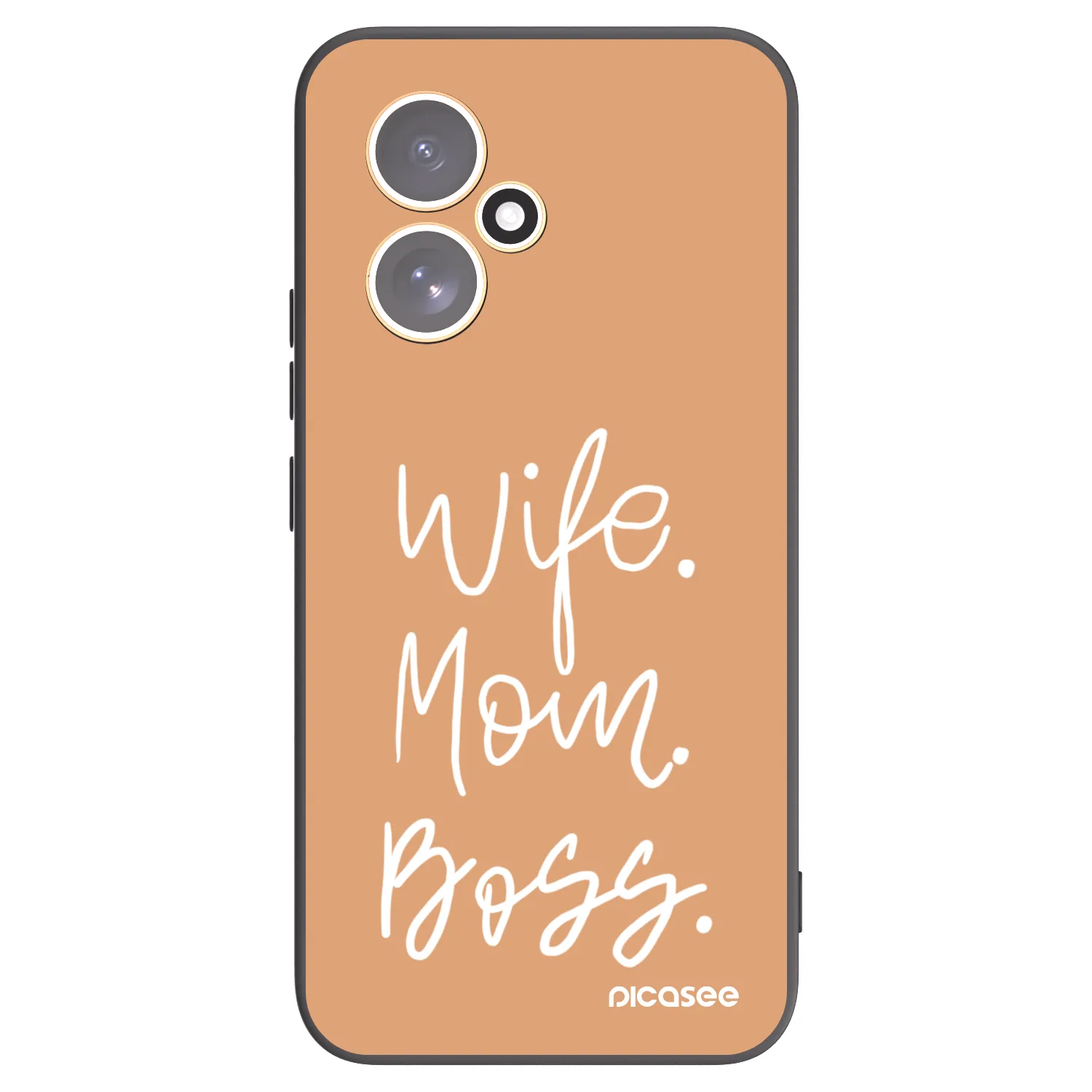 Picasee fekete szilikon tok az alábbi mobiltelefonokra Honor 400 5G - Boss Mama
