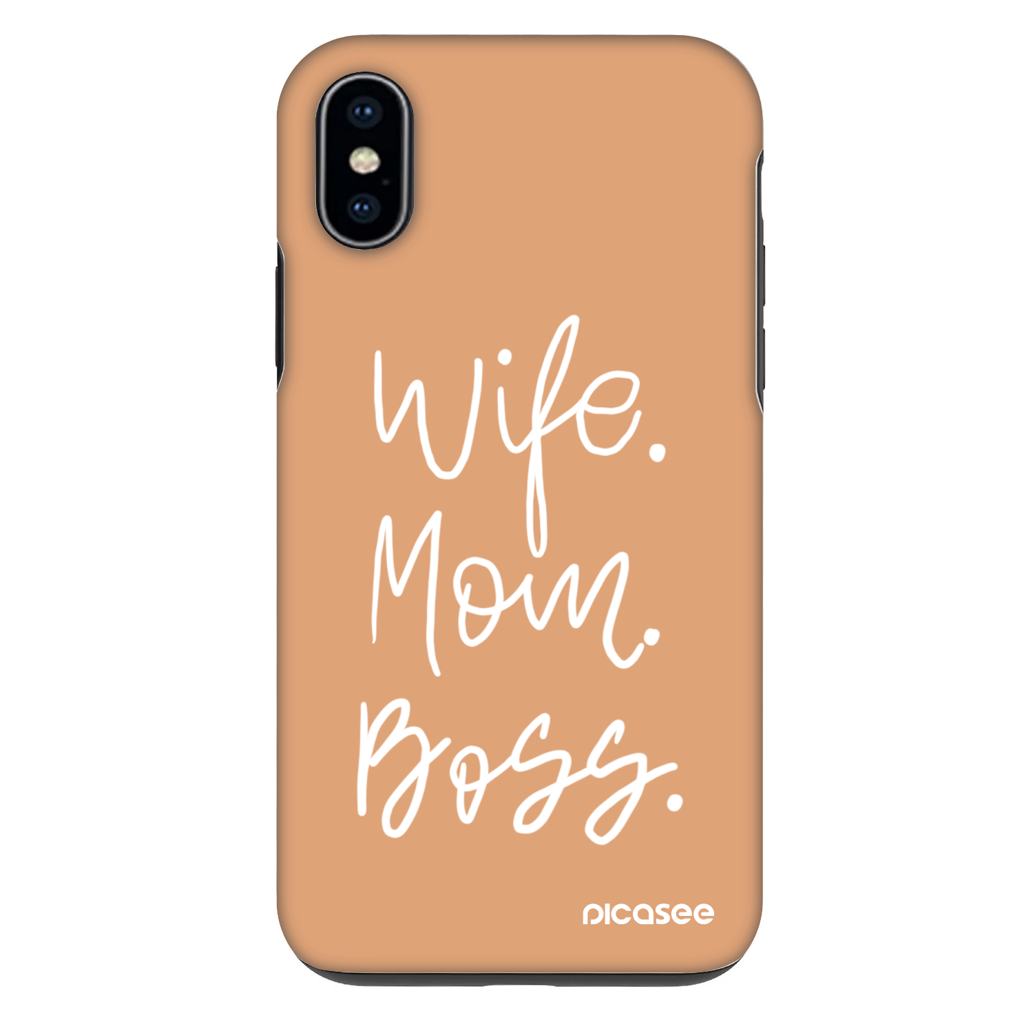 Picasee Fashion Case Apple iPhone X/XS - Boss Mama
