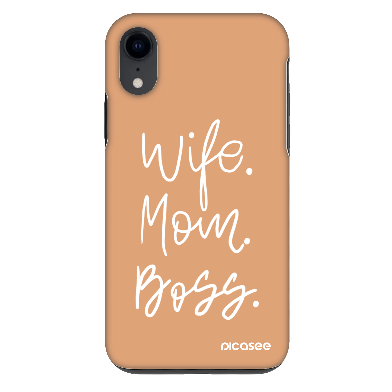 Picasee Fashion Case Apple iPhone XR - Boss Mama