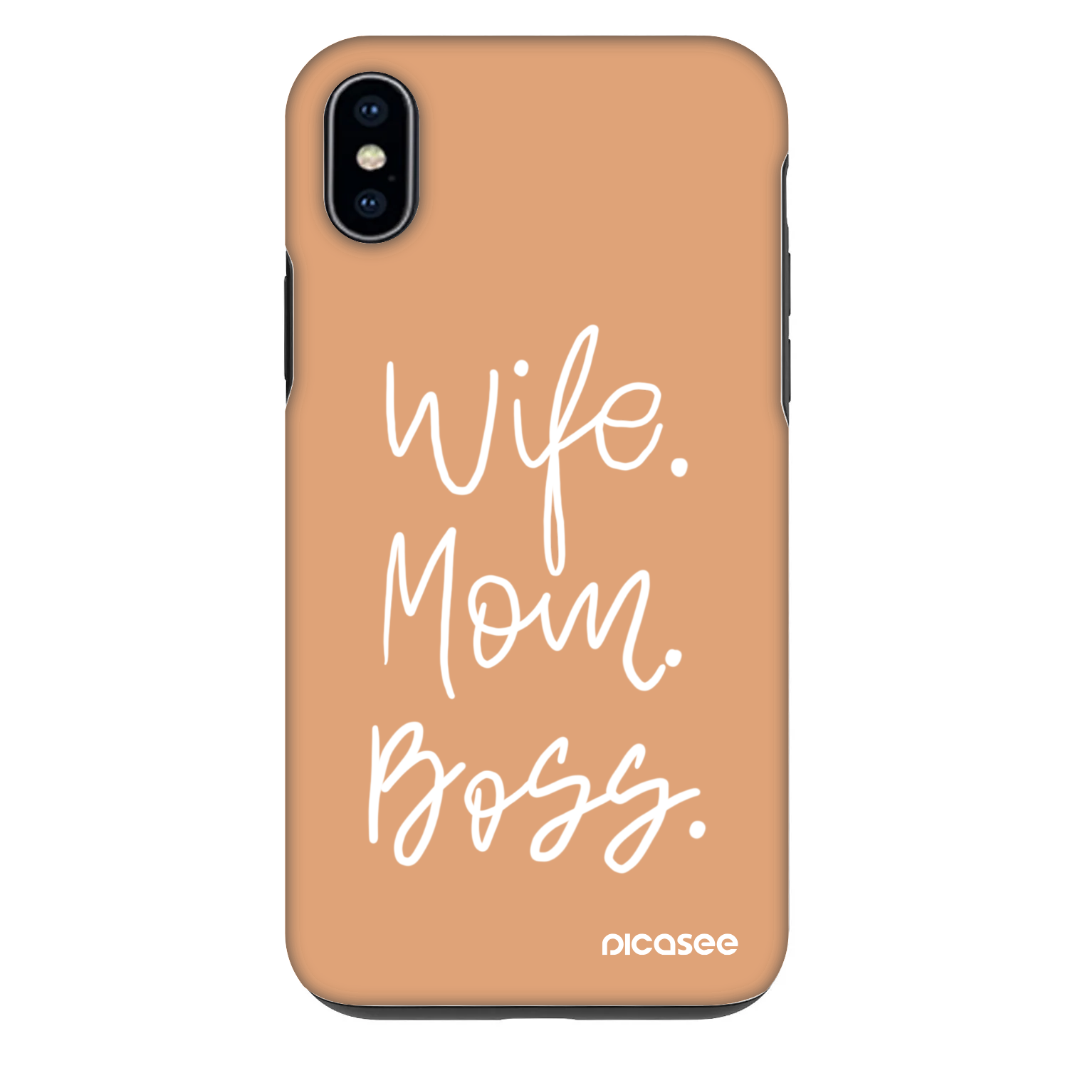 Picasee Fashion Case Apple iPhone XS Max - Boss Mama
