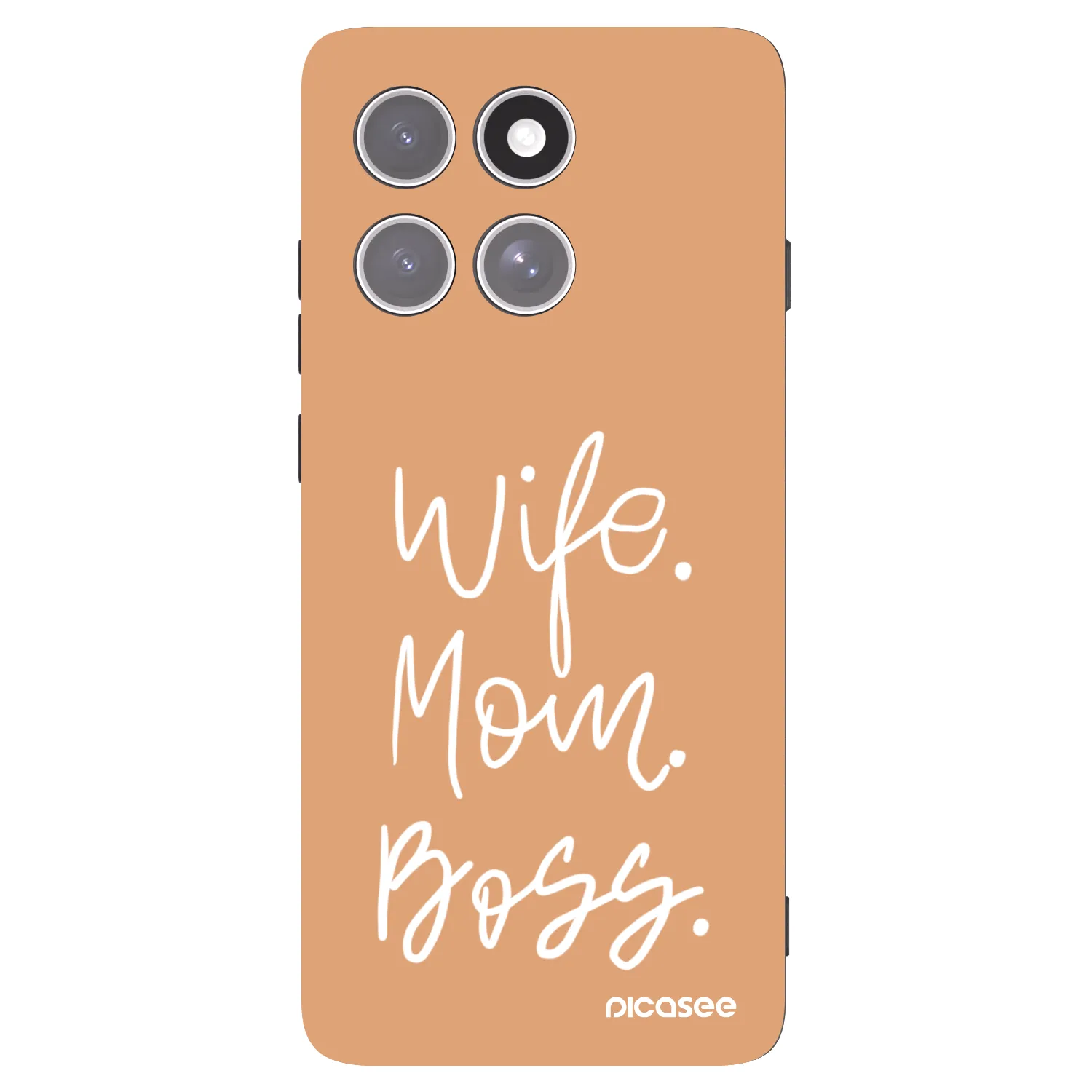 Picasee fekete szilikon tok az alábbi mobiltelefonokra Motorola Edge 60 Pro - Boss Mama