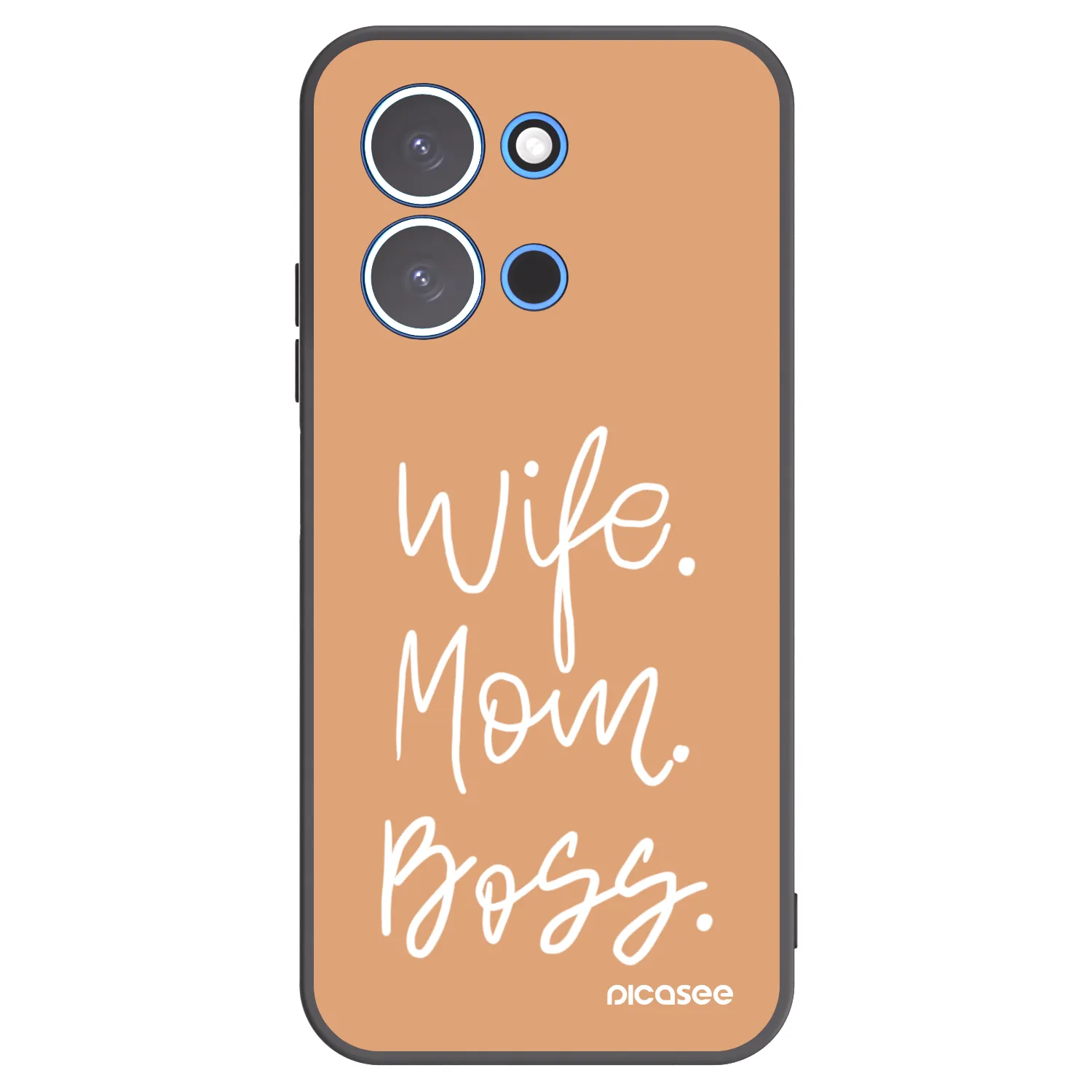 Picasee fekete szilikon tok az alábbi mobiltelefonokra Xiaomi Redmi 15C 4G - Boss Mama