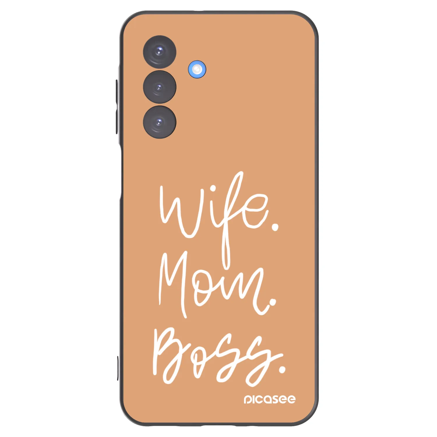 Picasee fekete szilikon tok az alábbi mobiltelefonokra Samsung Galaxy A17 5G - Boss Mama
