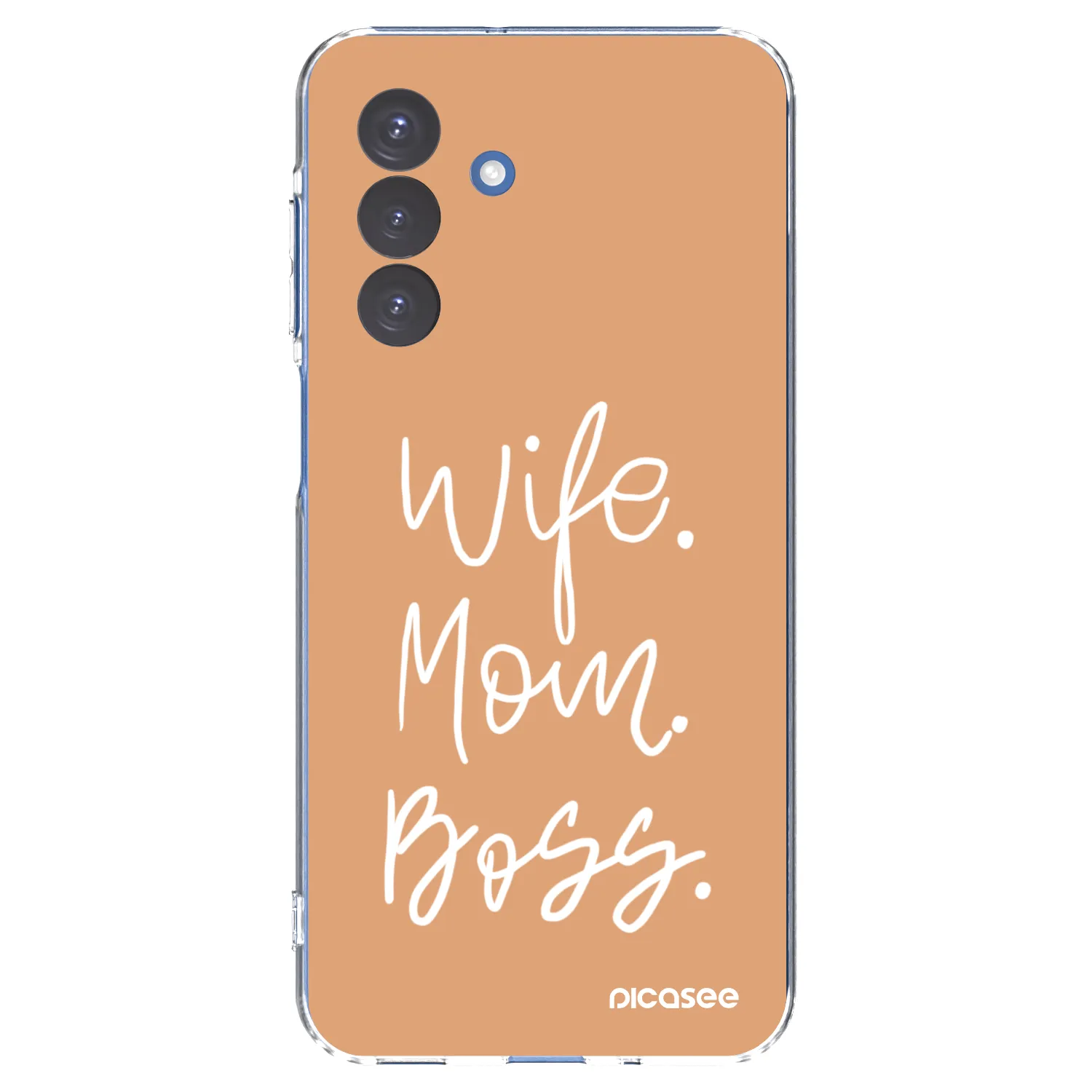 Picasee átlátszó szilikon tok az alábbi mobiltelefonokra Samsung Galaxy A17 5G - Boss Mama